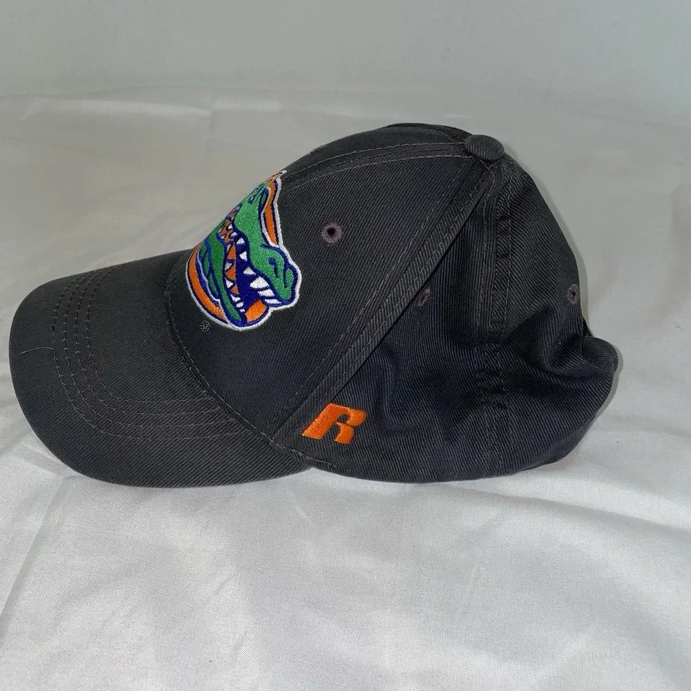 Russell‎ Athletic Florida Gators Hat Adjustable Baseball Cap Black Embroidered